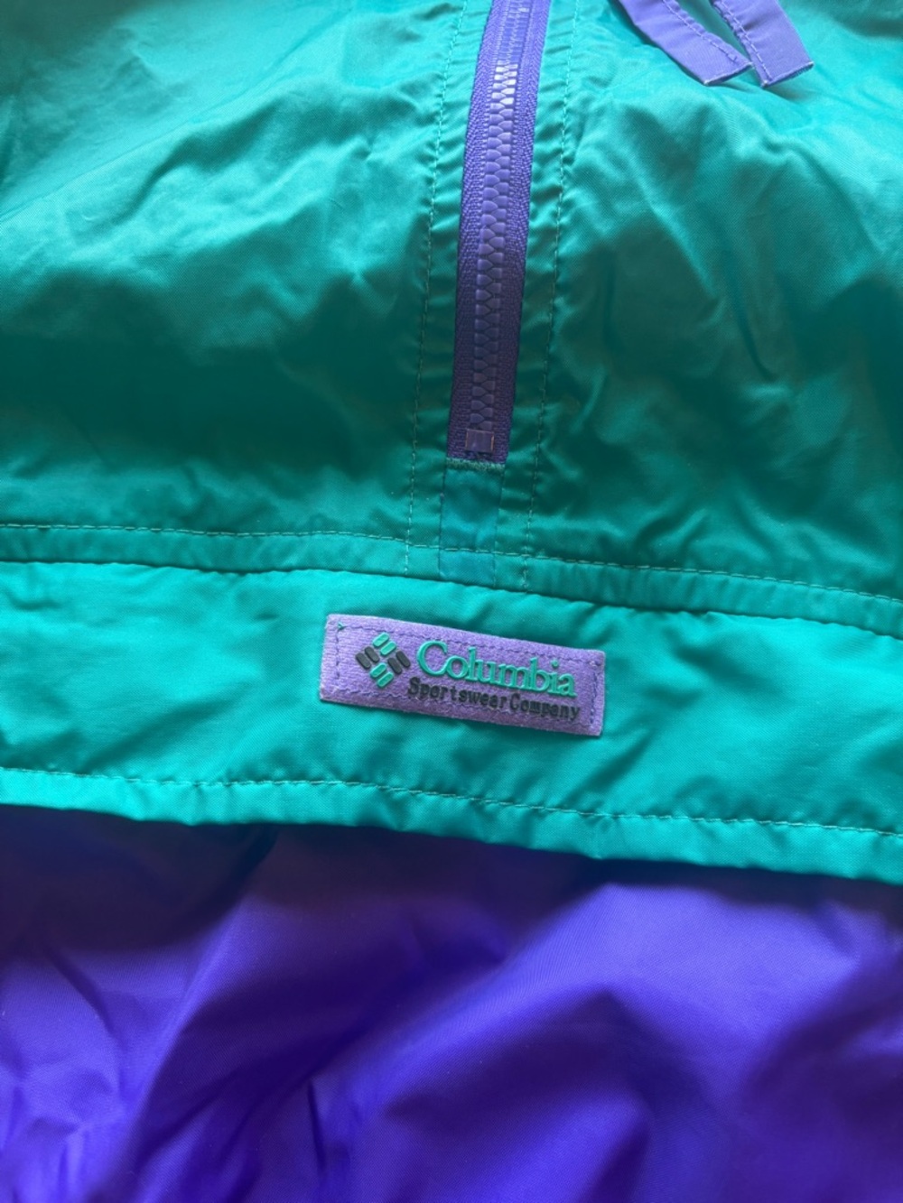 Vintage Y2K Columbia Wind Breaker Size L - Picture 4 of 5